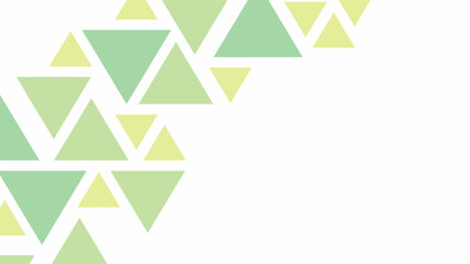 Sticker - Simple modern flat background with abstract triangle design