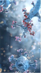 Poster - Microscopic Molecular Structures in a Frozen Icy Landscape