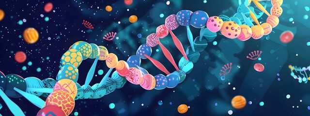Poster - Colorful Molecular of Epigenetic Gene Expression Regulation