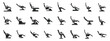 © anatolir - Dental chair icons simple set vector. A collection of various types of chairs and recliners. Some are designed for medical use, while others are for home use. The chairs come in different shapes and