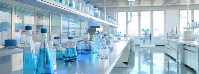 Poster - Pharmaceutical Lab Developing and Testing New Medicines and Pharmaceuticals