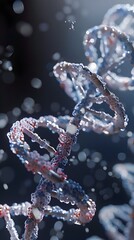 Poster - Captivating 3D Visualization of the Human Genome s Intricate Molecular Structure