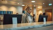© acnaleksy - airport document and boarding ticket verification service, departure gate into the airplane