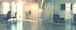 © Ibnu - Blurred background of bright modern office interior