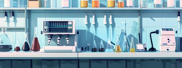 Poster - Advanced Lab Equipment Biotech Research Tools for Scientific Investigation