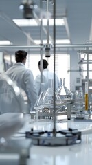 Poster - Cutting Edge Laboratory Conducting Advanced Scientific Experiments with Latest Equipment and