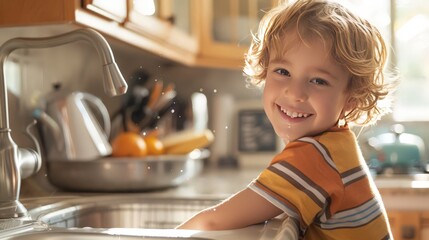 Poster - Design a visual guide to fostering independence in children. Include tips for age-appropriate chores, decision-making, and encouraging self-reliance.