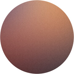 Sticker - Textured sphere with a reddishbrown gradient, set against a transparent checkered backdrop