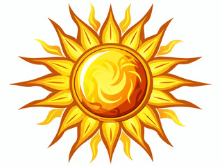 Wall Mural - sun illustration