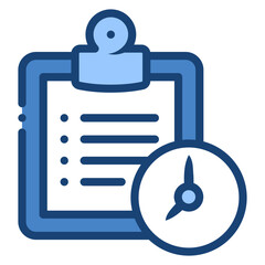 Sticker - time schedule icon