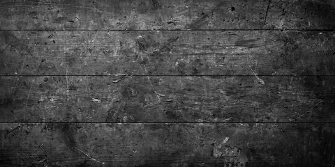 Wall Mural - wood texture. black wood background, dark table texture