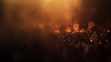 Poster - A dark blurred background with a gradient of light orange and brown.