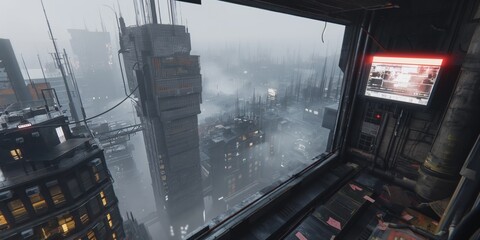 A view from a skyscraper