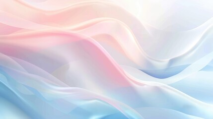 Poster - Blurry pastel gradient vector background with soft, smooth transitions, creating an elegant and tranquil abstract design