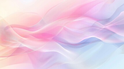 Poster - Blurry pastel gradient vector background with smooth transitions, perfect for a calming and elegant abstract design