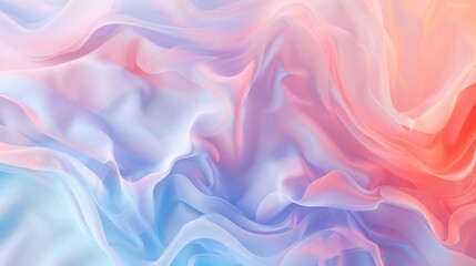 Poster - An abstract gradient background with soft, pastel colors blending seamlessly, perfect for a subtle and elegant design for banners and ads