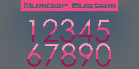  set numbers, custom with a variety of the latest models 74