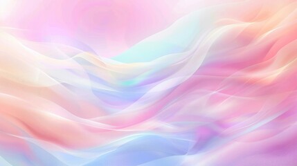 Poster - Vector background with a blurry pastel gradient, creating a smooth and soft abstract design for a modern look