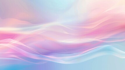 Poster - Vector background featuring a smooth, blurry pastel gradient, creating a soft and serene abstract visual