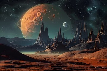 Wall Mural - Astronomical scenery