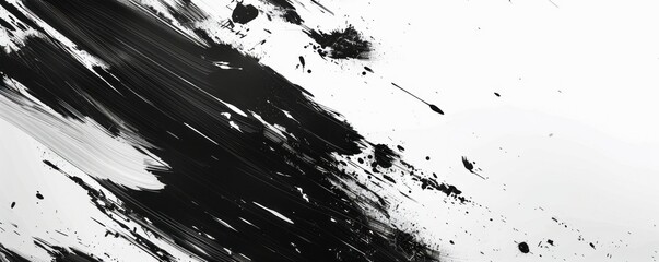 Poster - Black and White Background With Contrast
