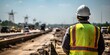 © Anastasiia - Civil engineer overseeing road construction for safety and quality on an expressway project. Concept Civil Engineering, Road Construction, Safety Inspection, Quality Assurance, Expressway Project