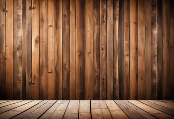 Poster - A wooden background or backdrop