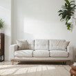 © APURBO - modern living room interior design with white sofa