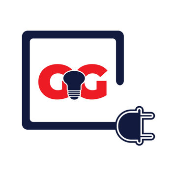 GG letter special vector logo design