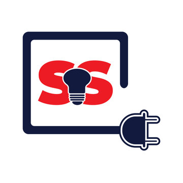 SS letter special vector logo design