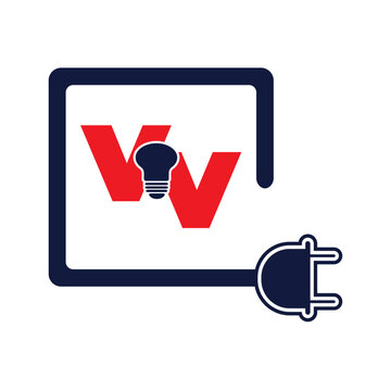 VV letter special vector logo design