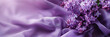 © Daniel - A vibrant bouquet of lilac spring flowers made from purple textiles surrounded by beautiful copy space