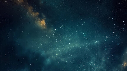 a starry night sky with a bright blue background