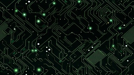 Canvas Print - Circuit board background. Electronic computer hardware technology.