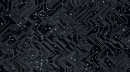 Sticker - Circuit board background. Electronic computer hardware technology.