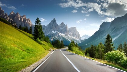 Wall Mural - road in the mountains