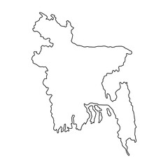 Sticker - Bangladesh map