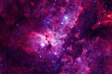 Wall Mural - beautiful red space. elements of this image furnished by nasa