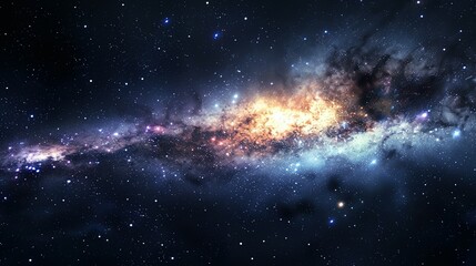 Cosmic Panorama: Stars, Nebulae, and Galaxies