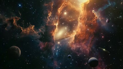 space wallpaper background: breathtaking galaxy view