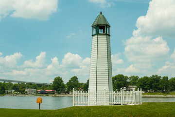 Sticker - Bethel Bridge Lighthouse in Chesapeake City, Maryland