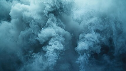 Poster - Grayish blue fumes