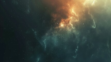space background: galaxy with nebula and stars