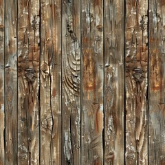 Poster - seamless wood pattern