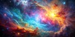 © artsakon - Beautiful 4k image of a colorful nebula in deep space