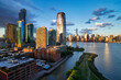 © Mariusz - New York and Jersey City illuminated by the light of the setting sun.