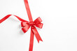 © Rysak - Red Bow on White Background
