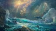© Thanthara - Spiritual and Mystical: Ocean scenes that include elements of spiritual or mystical significance.