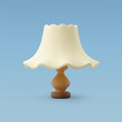 © Kannapat - 3d Vector Table light lamp, floor lamp, Home and furniture concept.