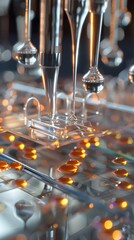 Poster - Illuminated Microfluidic Devices Precisely Manipulating Tiny Liquid Volumes for Innovative
